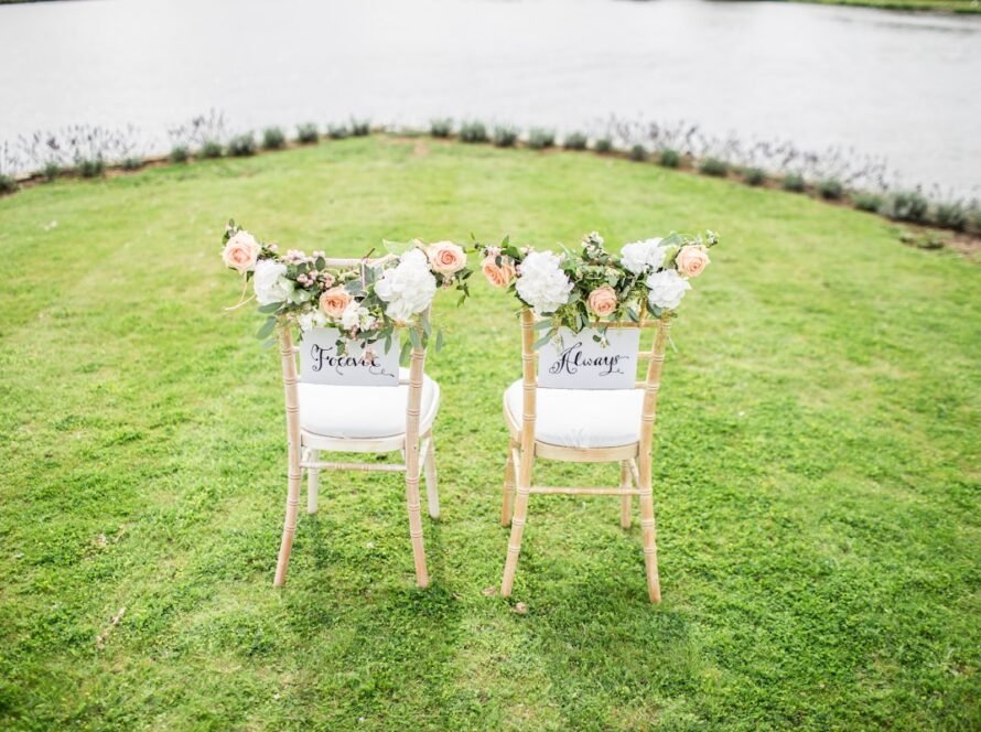 Couple celebrating a multicultural fusion wedding ceremony